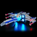 Kit lumineux pour chasseur X-Wing Starfighter 75460 de la Nouvelle République - Briksmax 2.0