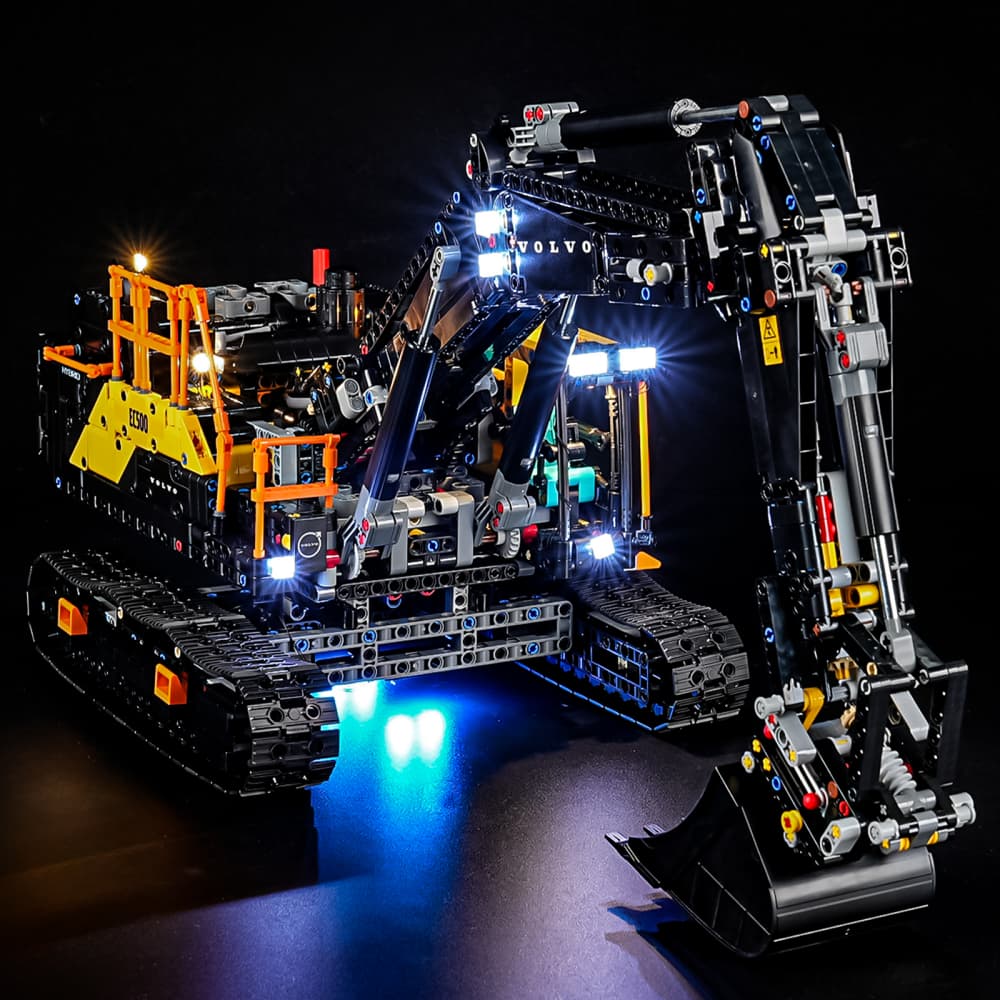 Lightailing Light Kit For LEGO Volvo EC500 Hybrid Excavator #42215 -2