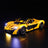 LEGO McLaren P1 42172 light kit night view