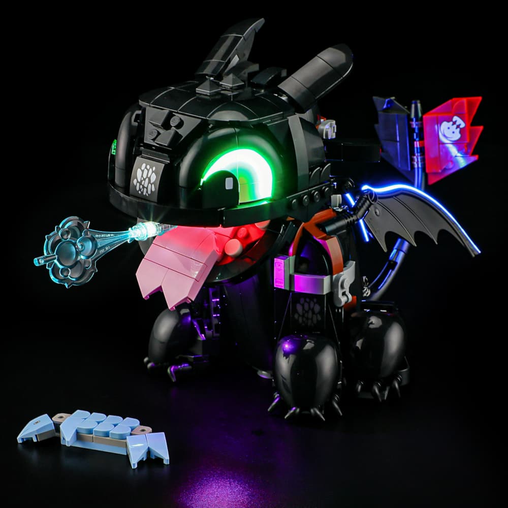 Briksmax 2.0 Light Kit For How to Train Your Dragon: Toothless #10375- 3