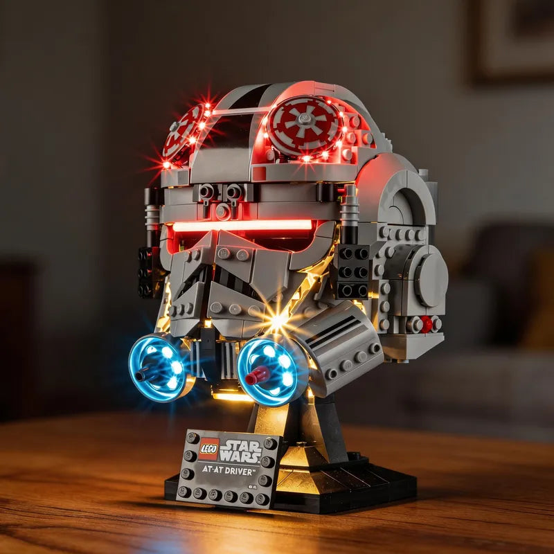 Beleuchtungsset für AT-AT-Fahrerhelm 75429 - Briksmax 2.0