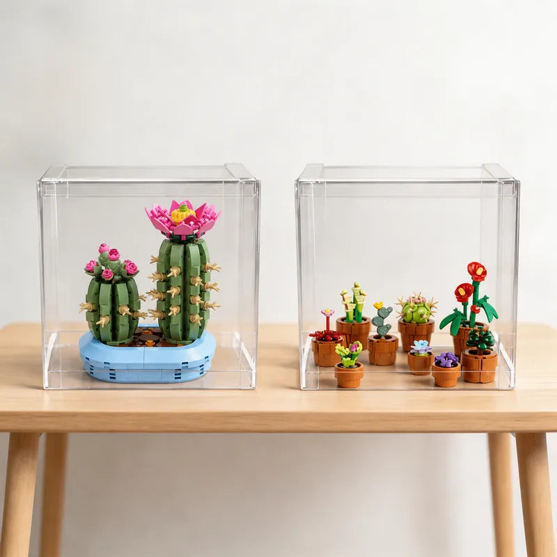 Boîte de Présentation LEGO – Protégez Vos Constructions (Petit) | Lot de 2
