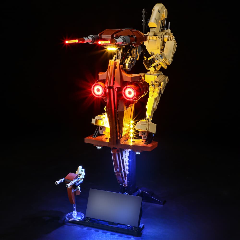 Briksmax Light Kit For Battle Droid with STAP #75428- 4