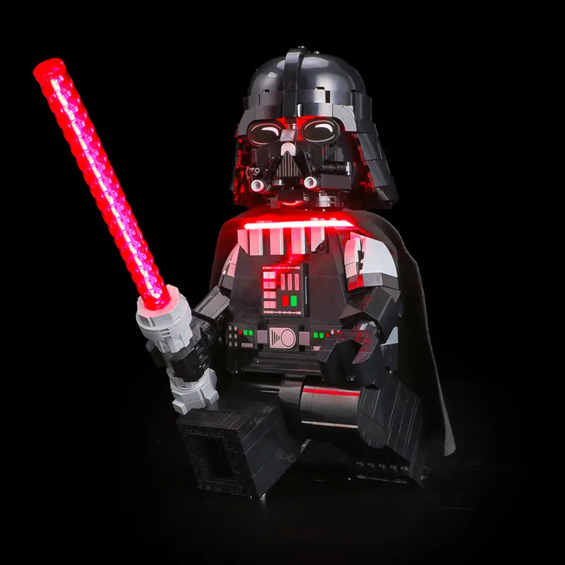 Light kit for Up-Scaled Darth Vader Minifigure 75461 | Lightailing