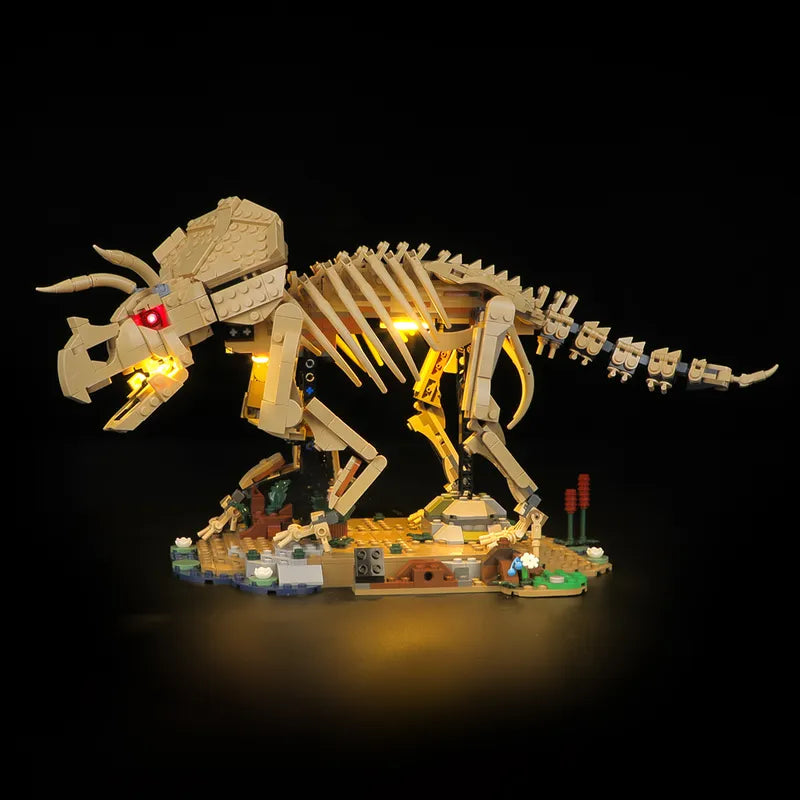 Light kit for Dinosaur Fossils: Triceratops 77985 - Lightailing