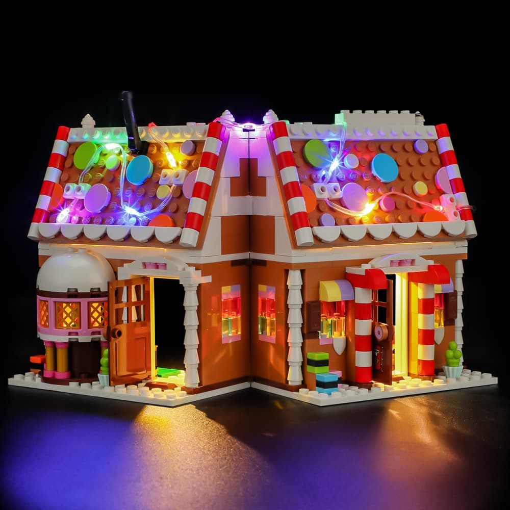 Light Kit for Festive Gingerbread House 40809- Briksmax 2.0