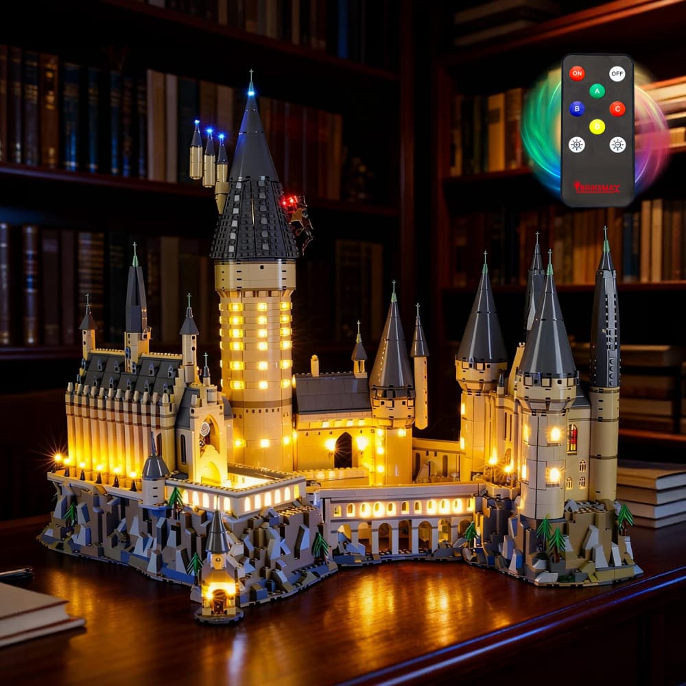 Light Kit for Hogwart's Castle -Briksmax | Remote + RGB Version