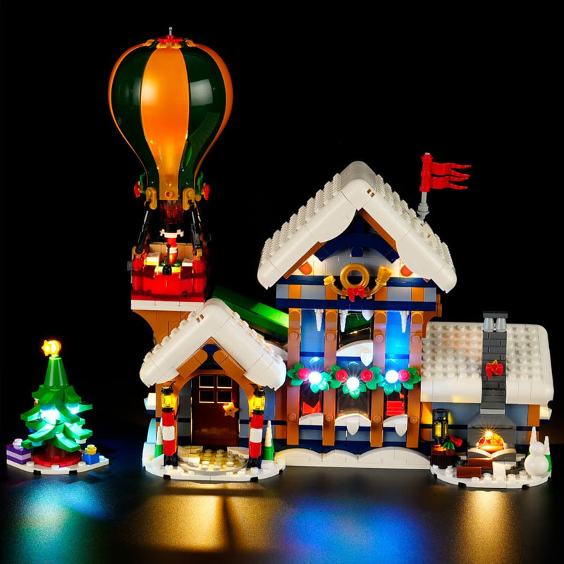 Kit d'éclairage à distance pour le bureau de poste du Père Noël 10339 - Lightailing