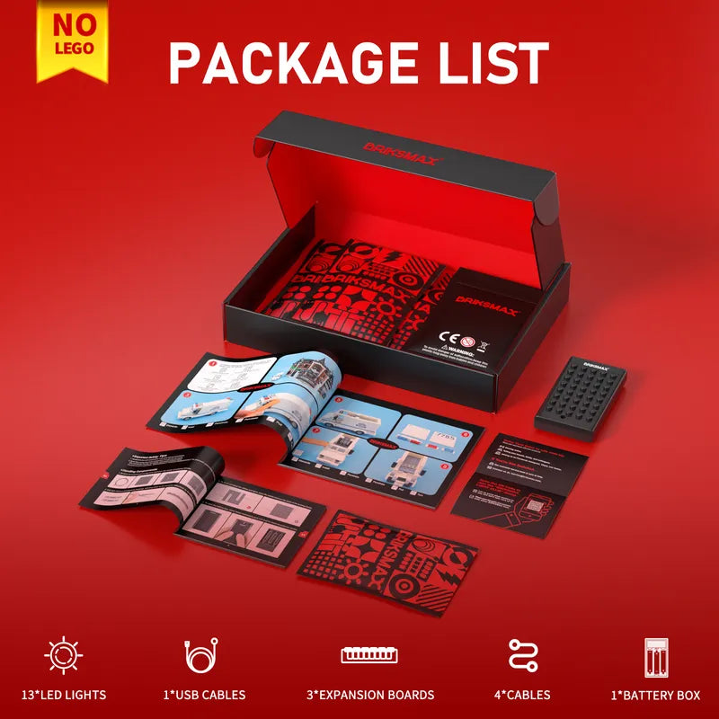 Kit d'éclairage pour le Razor Crest 75447 - Briksmax 2.0