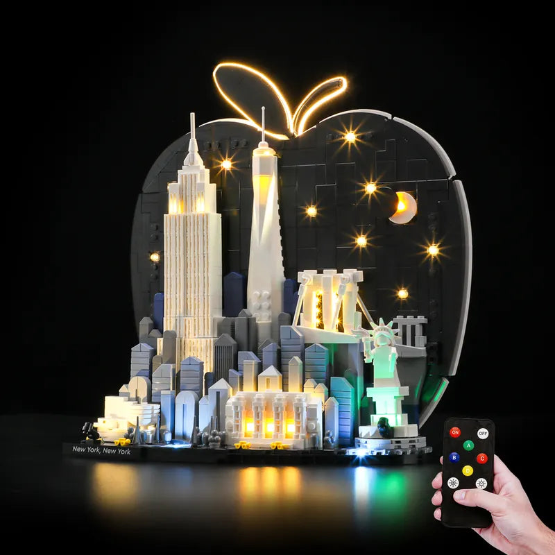 Remote Light kit for New York City – The Big Apple 21066 - Briksmax