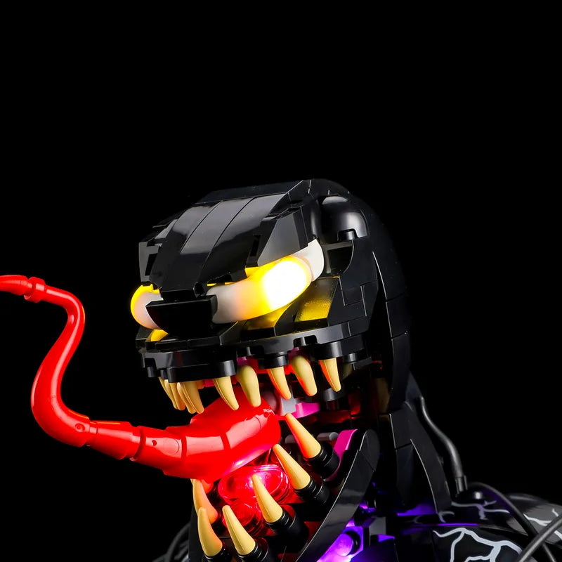 Light kit for Venom Bust 76356 | Briksmax 2.0