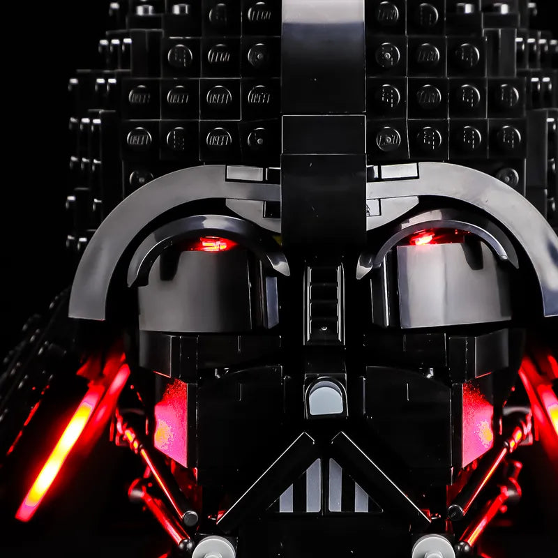 Beleuchtungsset für Darth Vader Helm 75304 (Wellensensor-Steuerung)-Briksmax 2.0