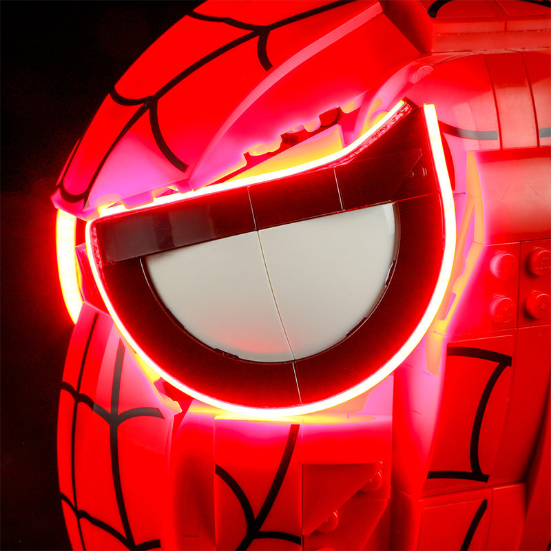 BriksMax Light Kit For LEGO® Spider-Man's Mask 76285