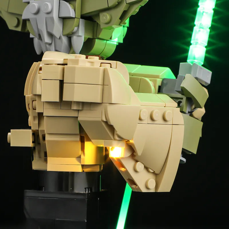 Beleuchtungsset für Yoda Büste 75438-Briksmax 2.0