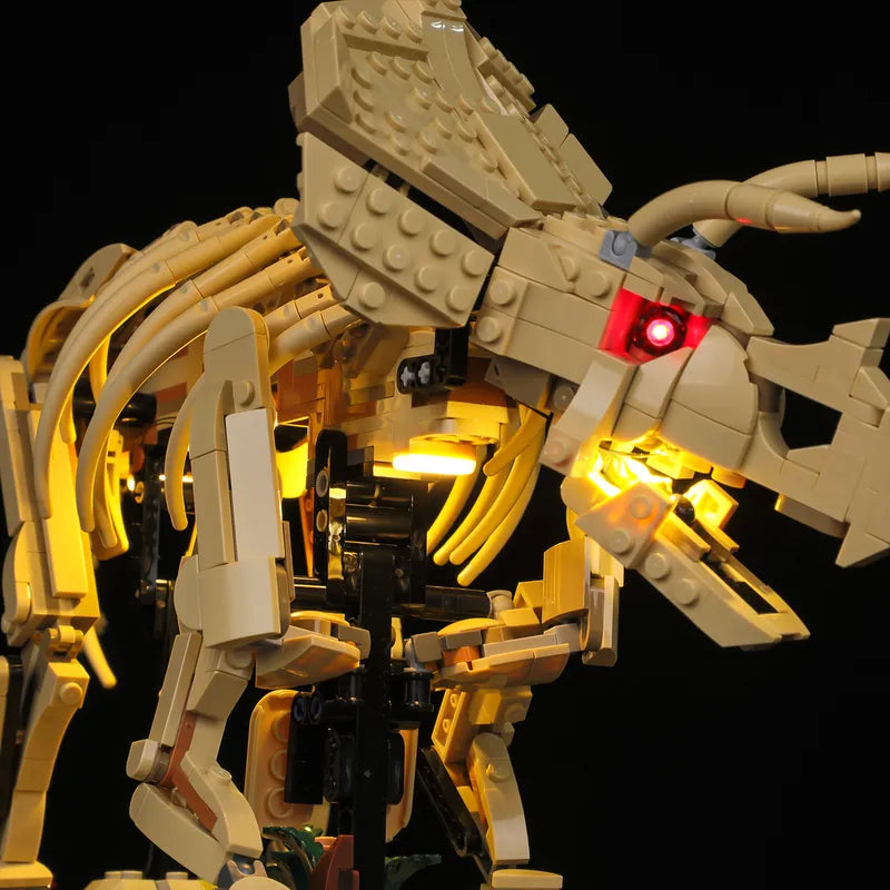 Light kit for Dinosaur Fossils: Triceratops 77985 - Lightailing