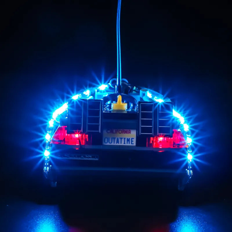 Light Kit for Time Machine from Back to the Future 77256 -Lightailing | Full Glow（High Brightness）