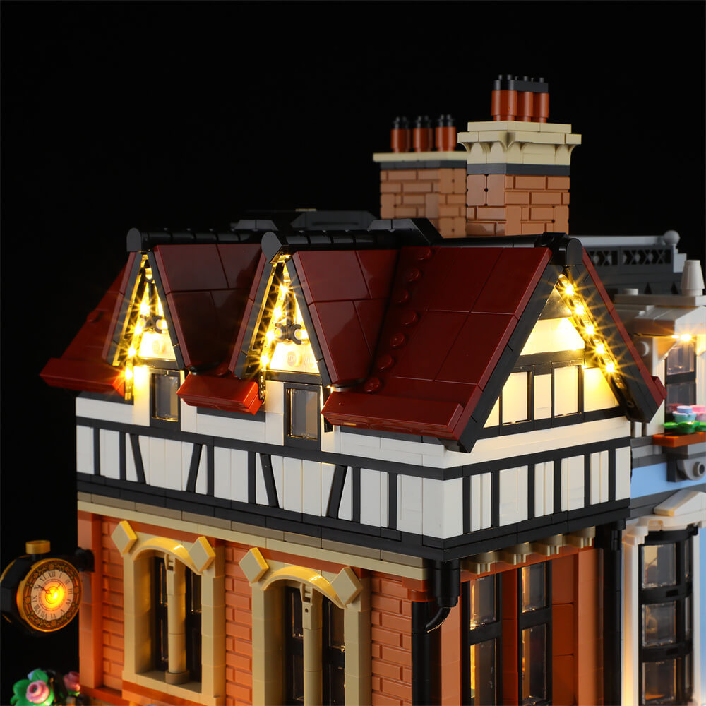 Briksmax 2.0 Light Kit For LEGO Tudor Corner 10350-10