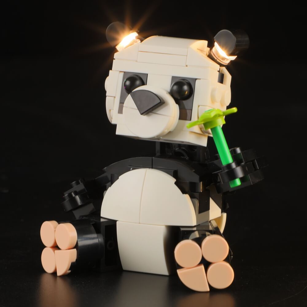 Beleuchtungsset für Wildtiere: Panda-Familie 31165—Lightailing