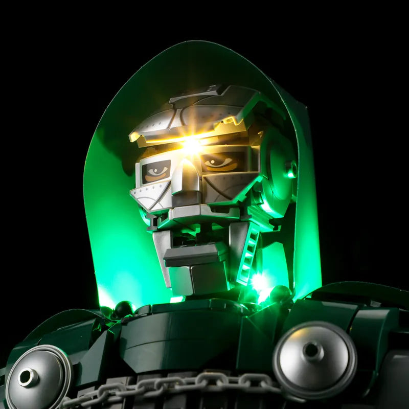 Light Kit for Doctor Doom Bust 76345 - Briksmax 2.0