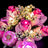 Beleuchtungsset für einen Strauß rosa Rosen 10374- Lightailing