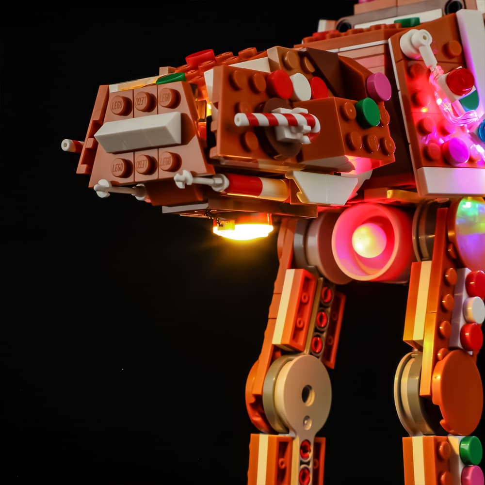 Beleuchtungsset für Gingerbread AT-AT Walker 40806- Briksmax 2.0