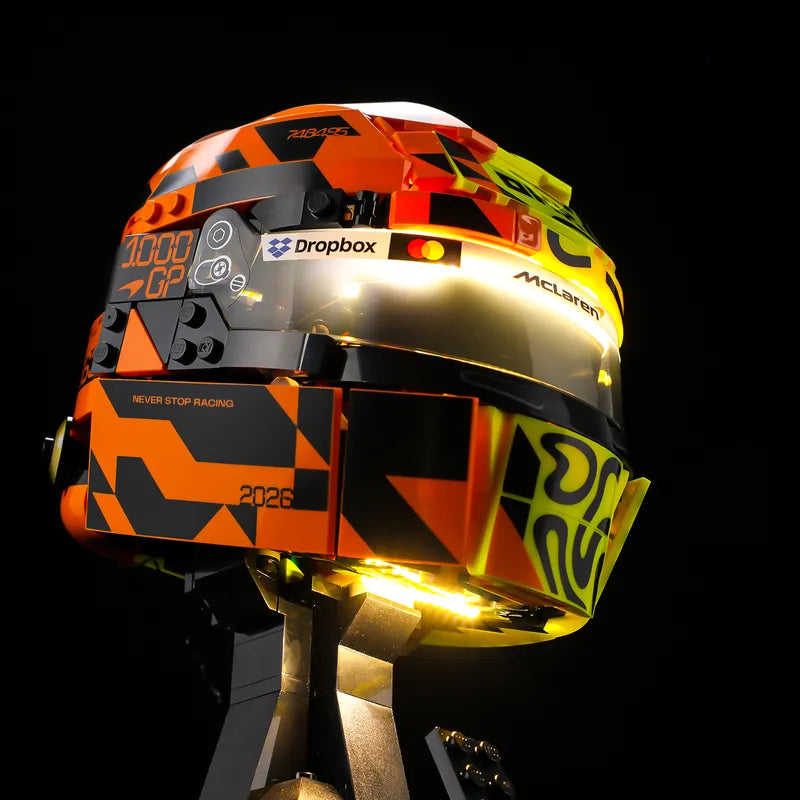 Light kit for McLaren Mastercard F1 Team Lando Norris Helmet 43023 | Wave Sensor Control | Briksmax 2.0