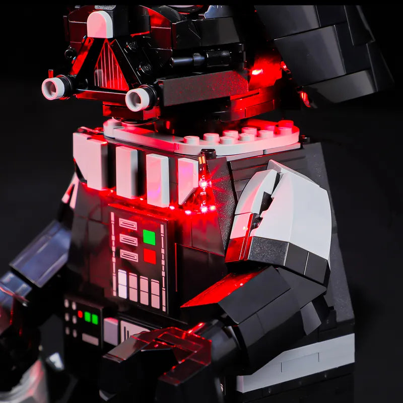 Light kit for Up-Scaled Darth Vader Minifigure 75461 - Briksmax