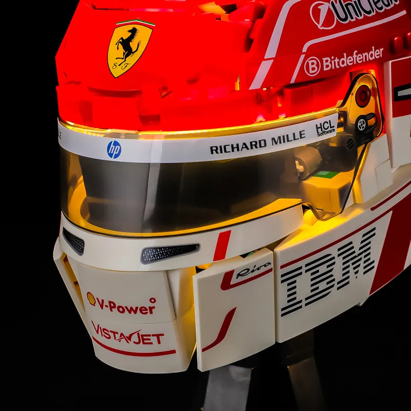 Light Kit for Scuderia Ferrari HP Charles Leclerc Helmet 43014 -Lightailing