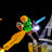 Fantasy combat lighting effect in LEGO Final Battle display