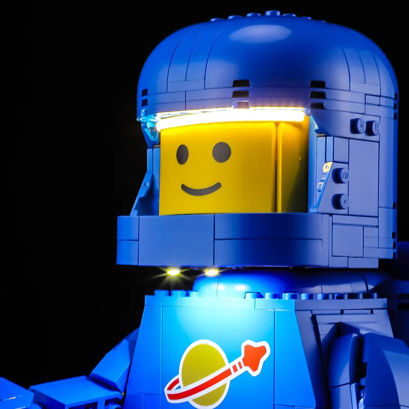 Beleuchtungsset für die vergrößerte blaue Astronauten-Minifigur 40921 – Briksmax 2.0