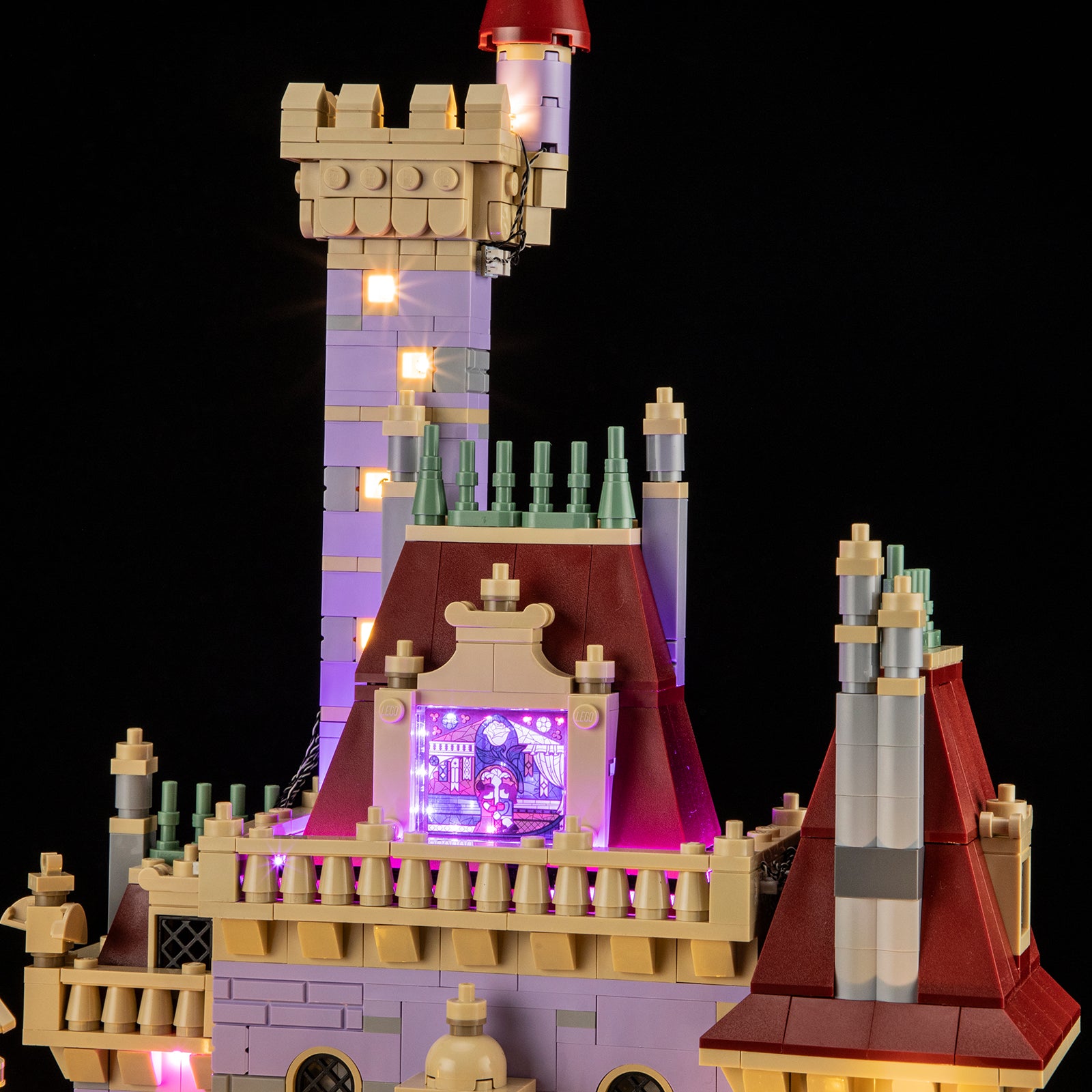 Light Kit for Beauty and the Beast Castle 43263 - Briksmax 2.0