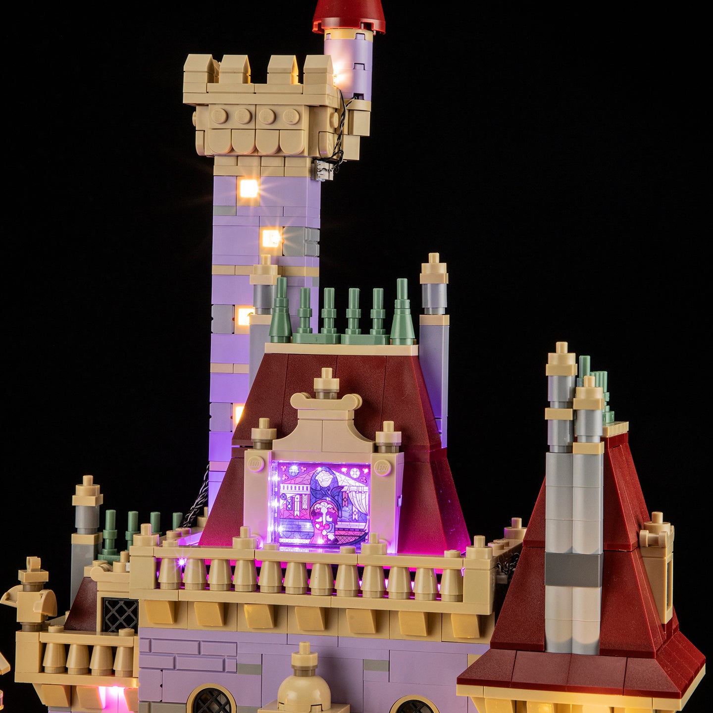 Light Kit for Beauty and the Beast Castle 43263 - Briksmax 2.0