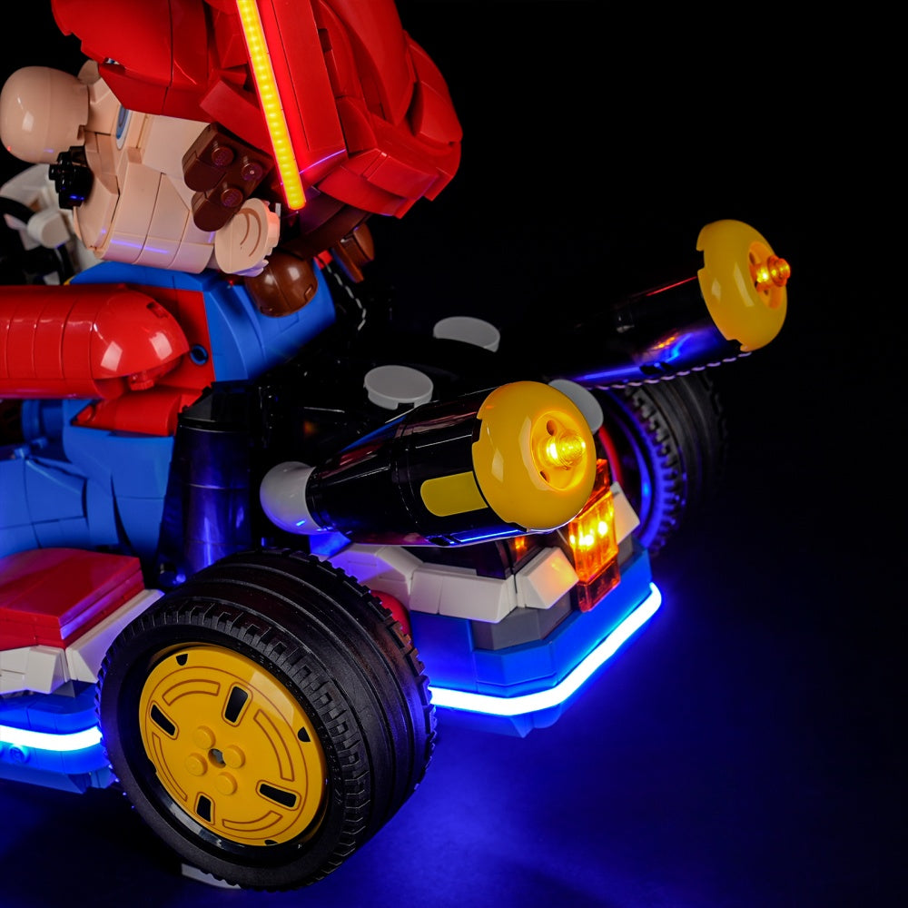 Beleuchtungsset für Mario Kart – Mario &amp; Standard Kart 72037 - Briksmax 2.0