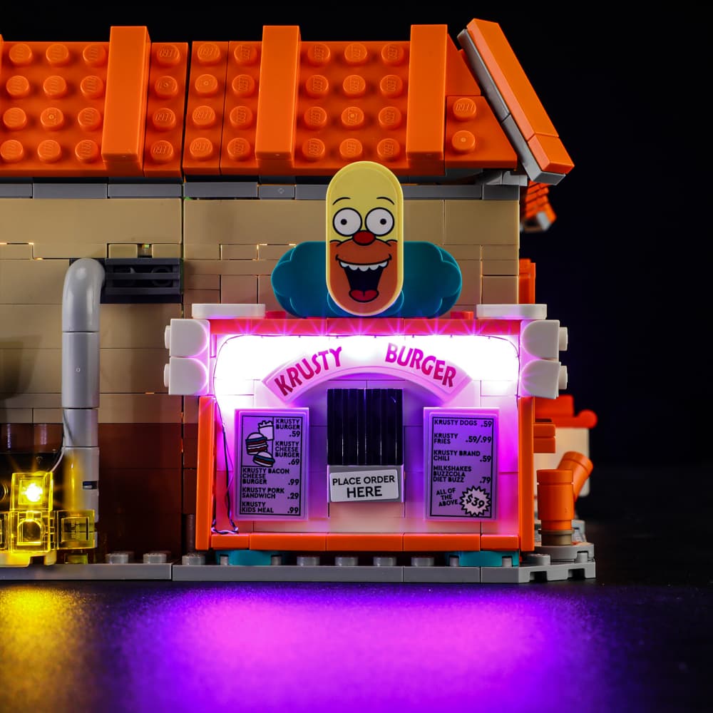Kit d'éclairage pour Les Simpson : Krusty Burger 10352 - Briksmax 2.0