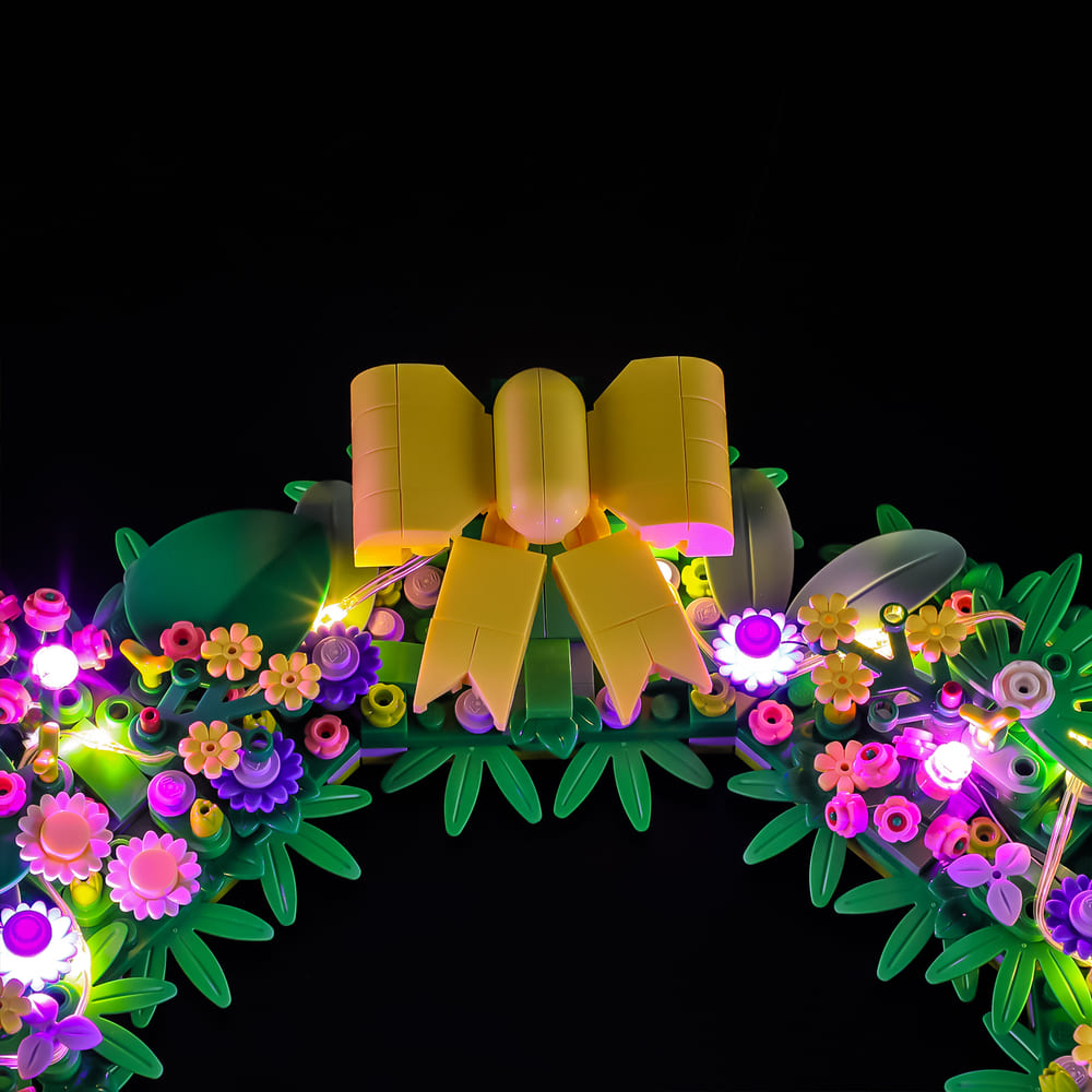 Kit d'éclairage pour Couronne de Printemps 40957 - Briksmax 2.0