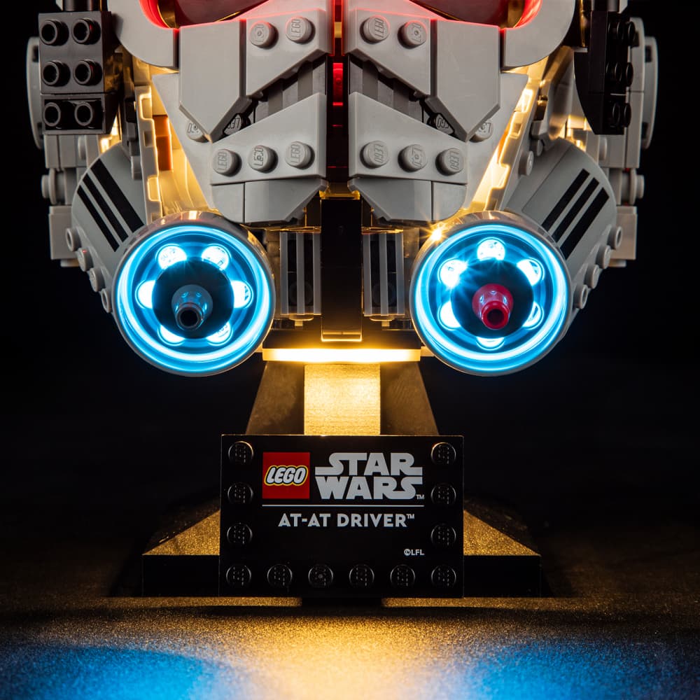 Briksmax Light Kit For LEGO AT-AT Driver Helmet #75429 - 8