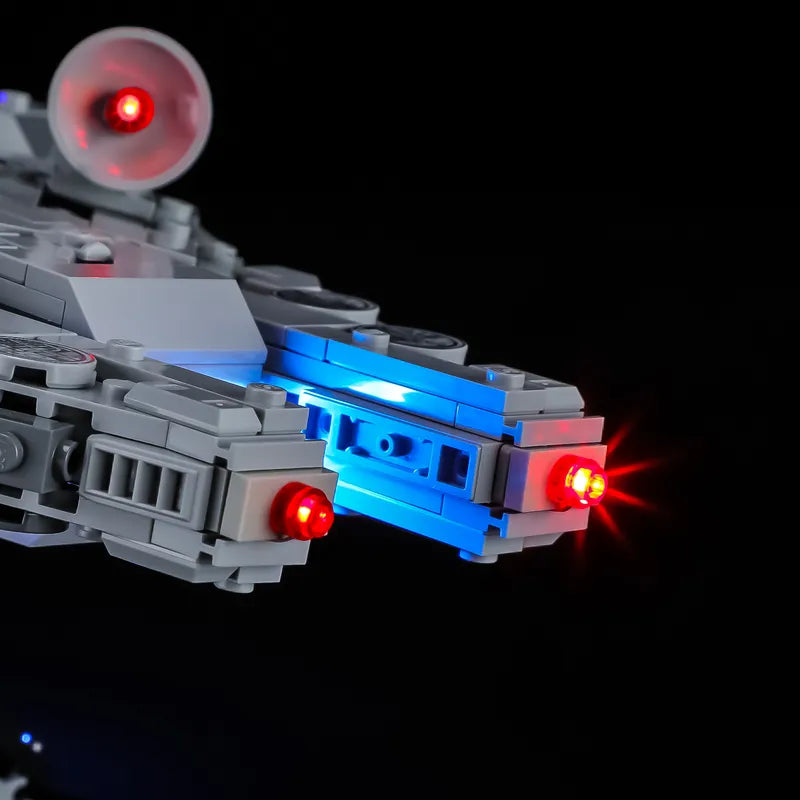 Beleuchtungsset für Millennium Falcon 75375-Briksmax 2.0 (Wellen-Sensor-Steuerung)