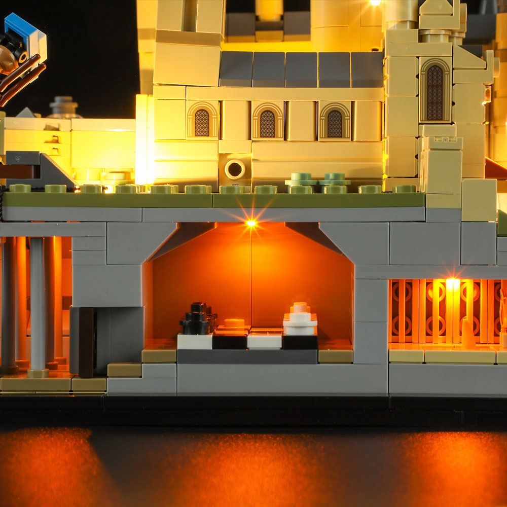 Beleuchtungsset für Schloss und Gelände von Hogwarts 76419-Briksmax