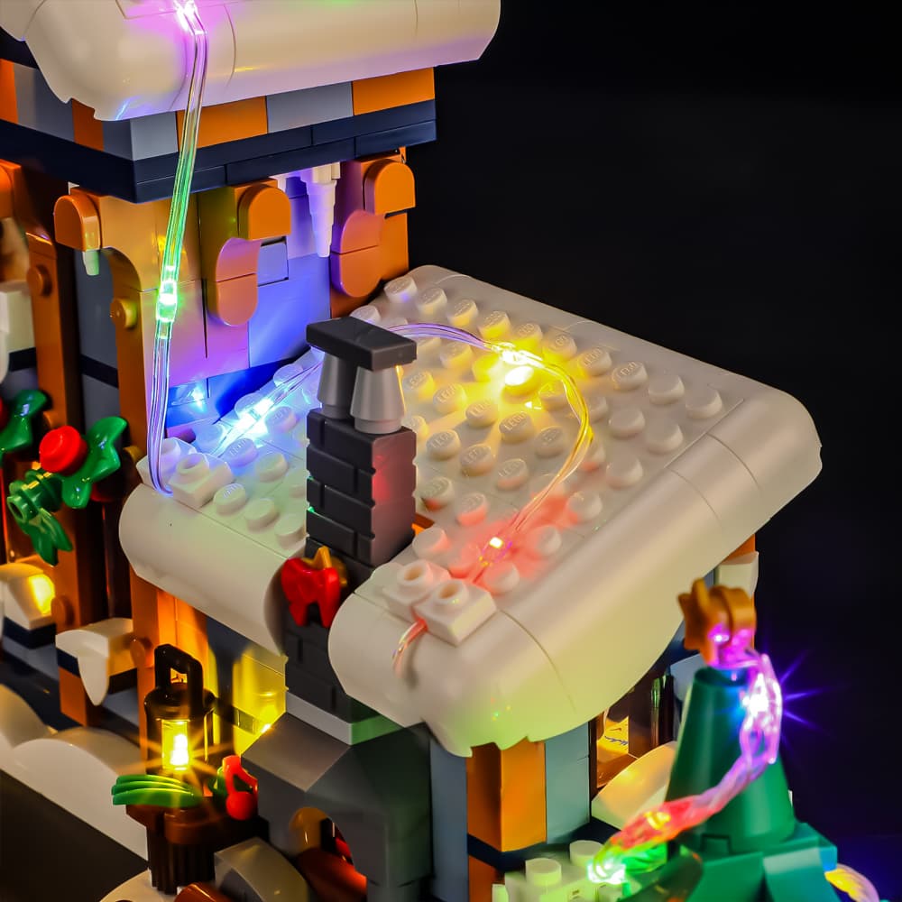 Light Kit for LEGO Santa's Post Office 10339（Breathing Light Edition）- Briksmax 2.0 - 10