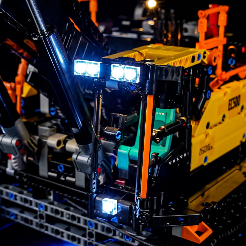 Lightailing Light Kit For LEGO Volvo EC500 Hybrid Excavator #42215 -10