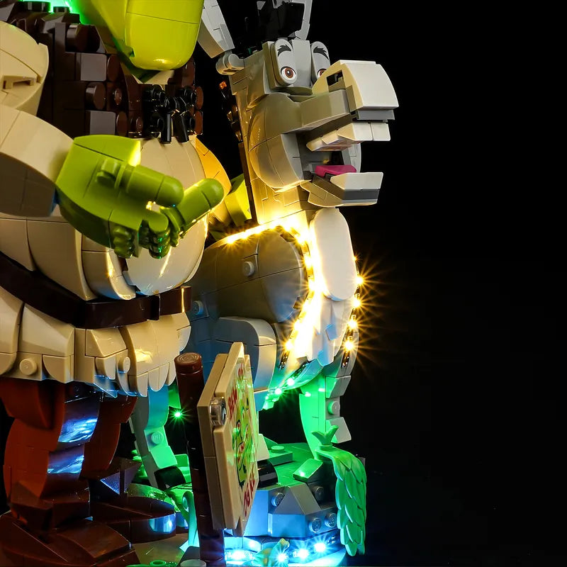 Light kit for Shrek, Donkey & Puss in Boots 72423 - Lightailing