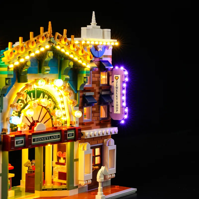 Light kit for Disney Main Street U.S.A. 43302 – Christmas Edition | Briksmax 2.0