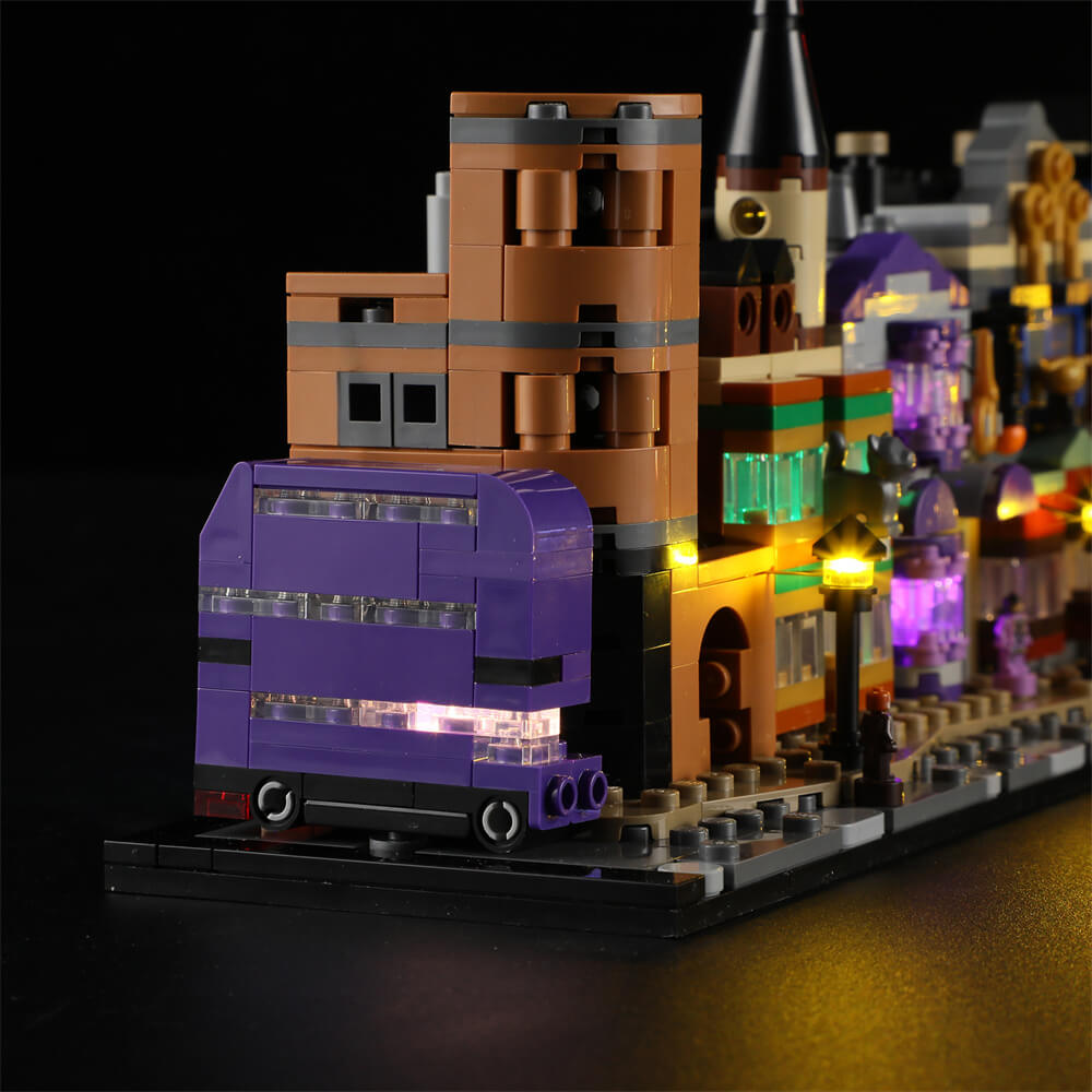 Light Kit for Diagon Alley Wizarding Shops 76444 - Briksmax 2.0