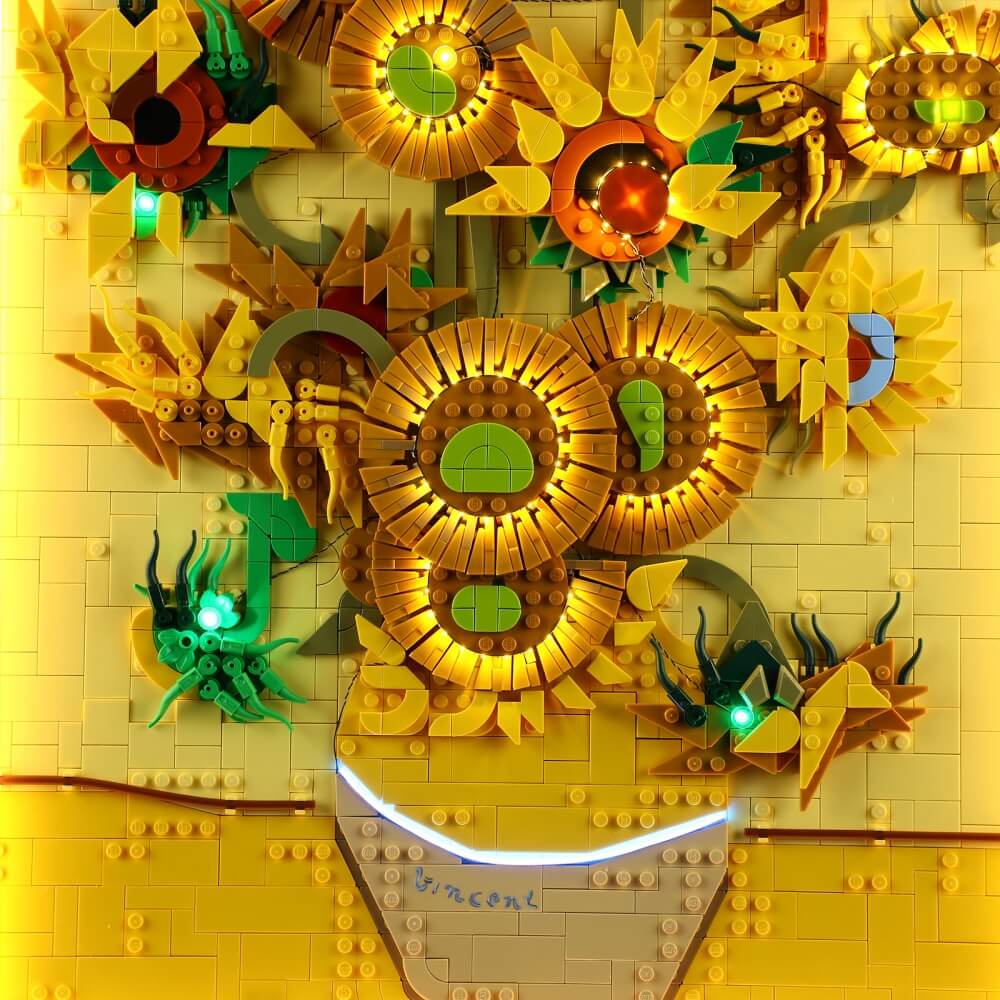 Briksmax 2.0 Light Kit For LEGO Vincent van Gogh – Sunflowers #31215 - 14