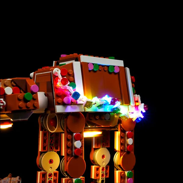 Color-Changing Light Kit for Gingerbread AT-AT Walker 40806 - Briksmax 2.0【Not Final Price｜Coming Soon】