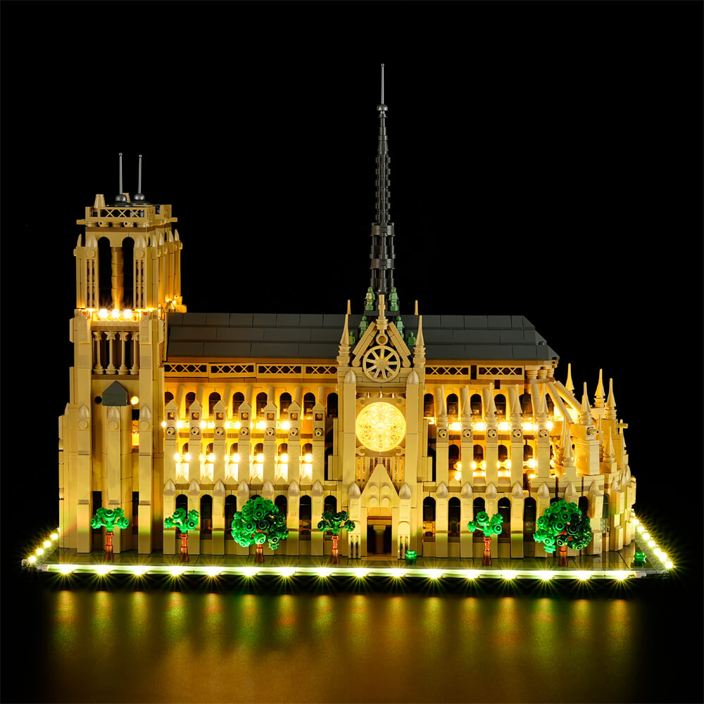 Briksmax 2.0 Light Kit For LEGO Notre-Dame de Paris 21061(Remote Version）-9