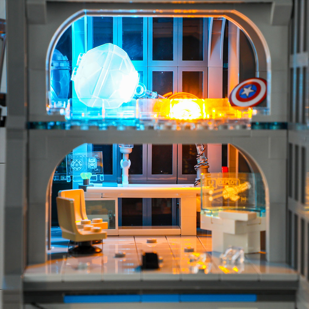 Light Kit For Avengers Tower 76269-BriksMax