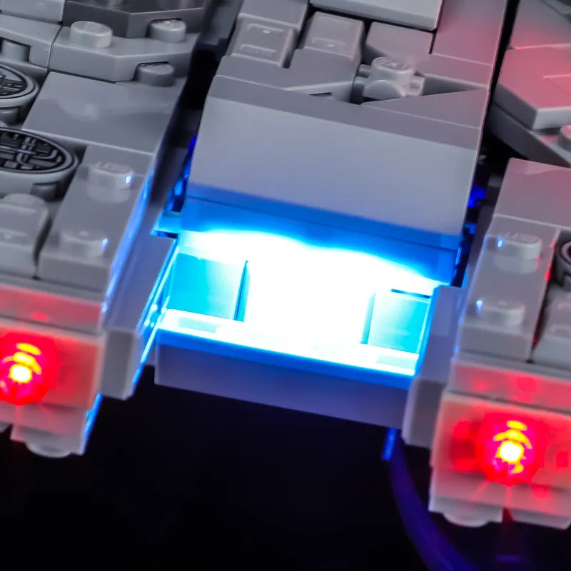 Beleuchtungsset für Millennium Falcon 75375-Briksmax 2.0 (Wellen-Sensor-Steuerung)