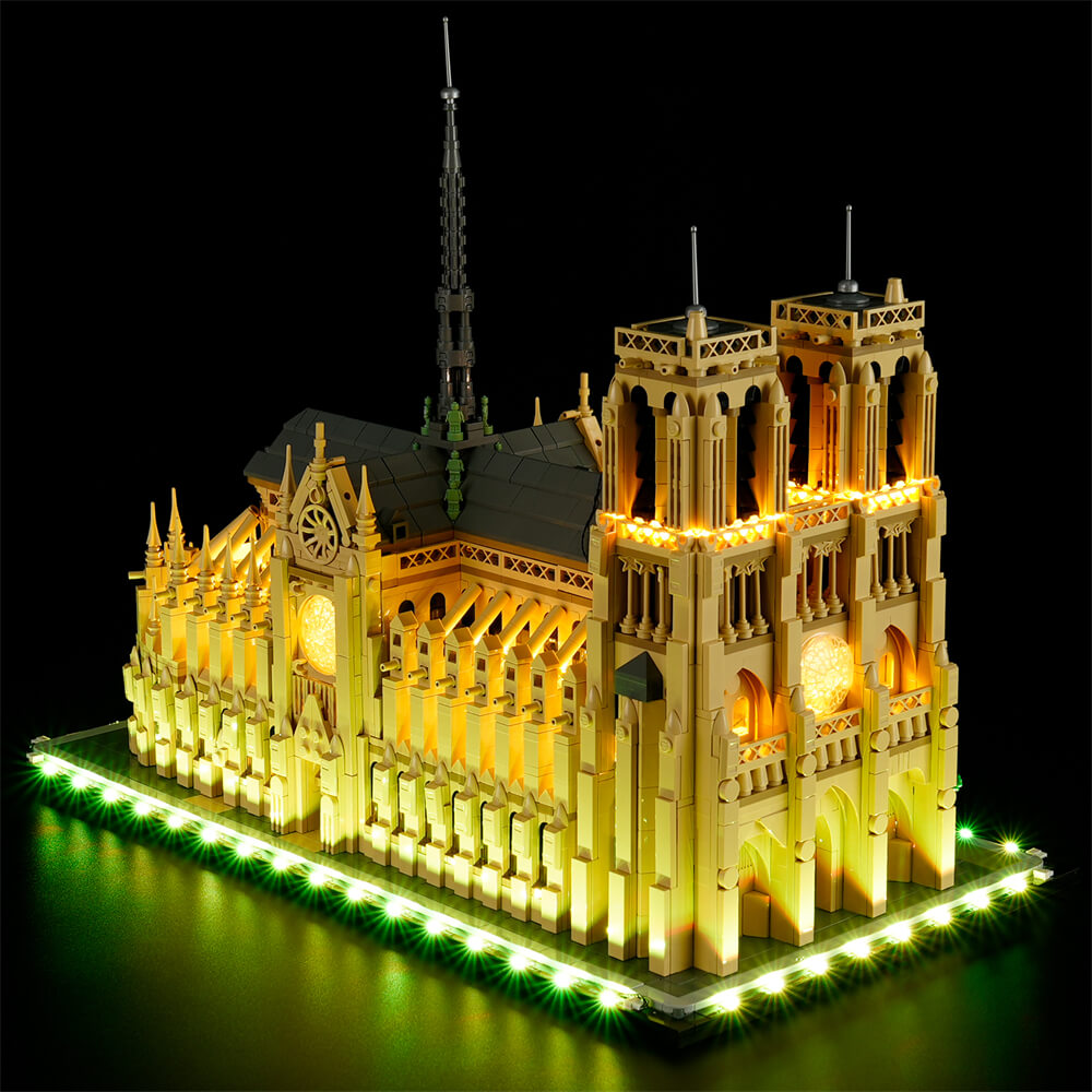 Briksmax 2.0 Light Kit For LEGO Notre-Dame de Paris 21061(Remote Version）-10