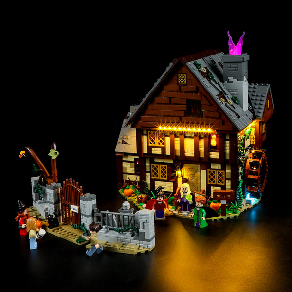BriksMax Light Kits For LEGO® Disney Hocus Pocus: The Sanderson Sisters' Cottage 21341